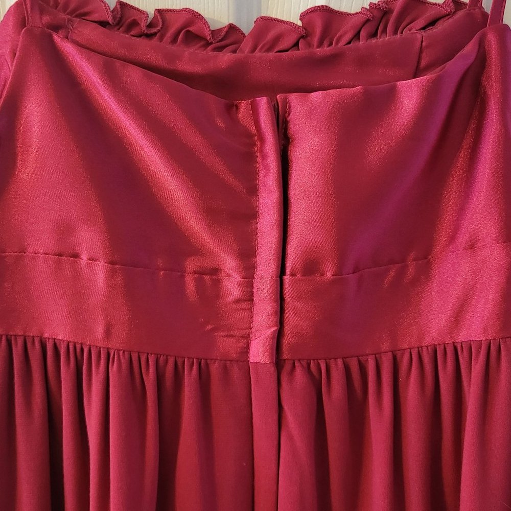 BNWT GORGEOUS SATIN BOW Jessica McClintock Girls Sz 8 Short Fancy Dress!… - Picture 6 of 11
